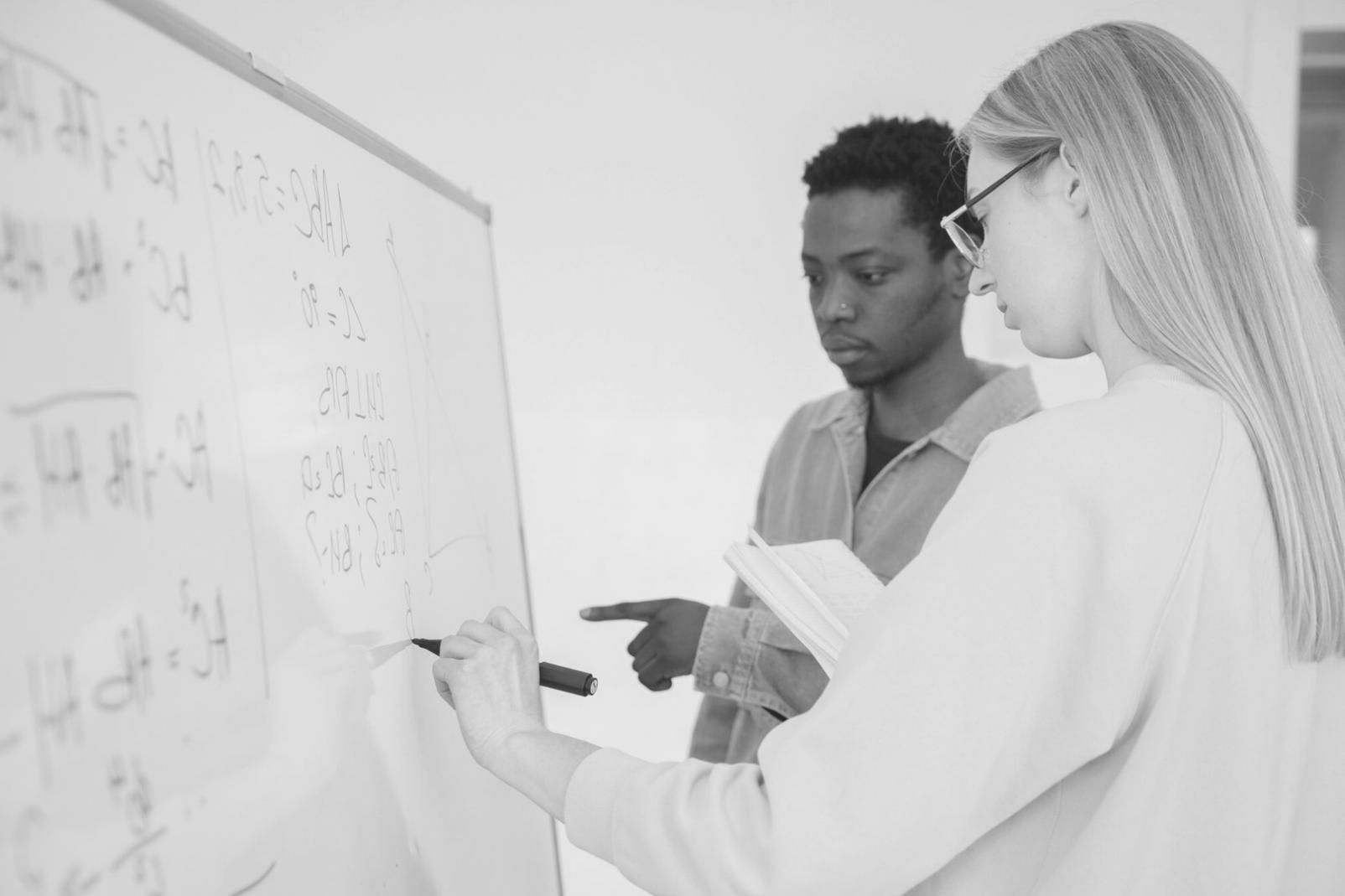 Étudiants analysant des données financières lors d'un atelier pratique